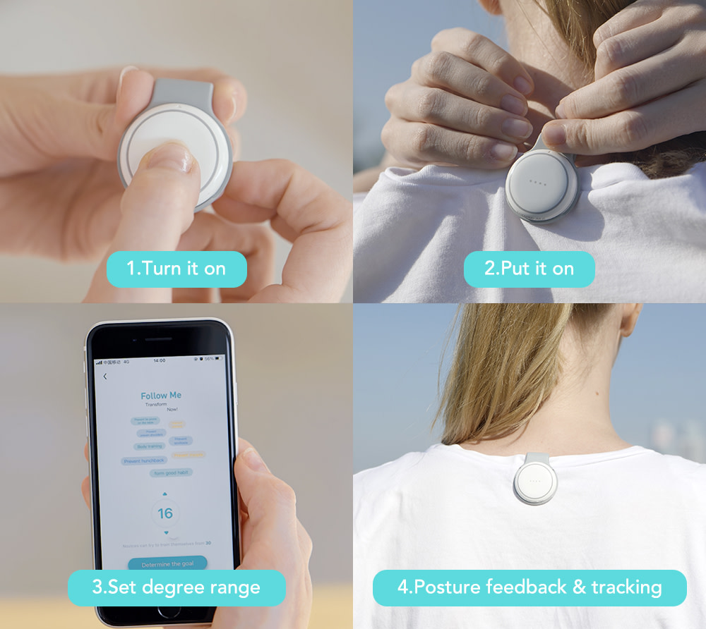 Follow Me Real Time Posture Trainer Corrector Indiegogo