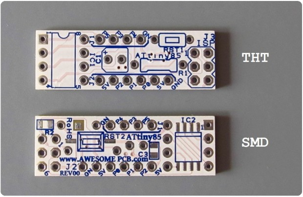 full reversible SMD and THT Awesome PCB