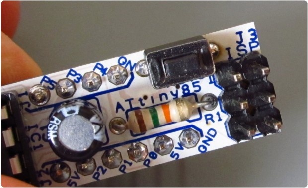 Awesome PCB - ATtiny85 - isp connector