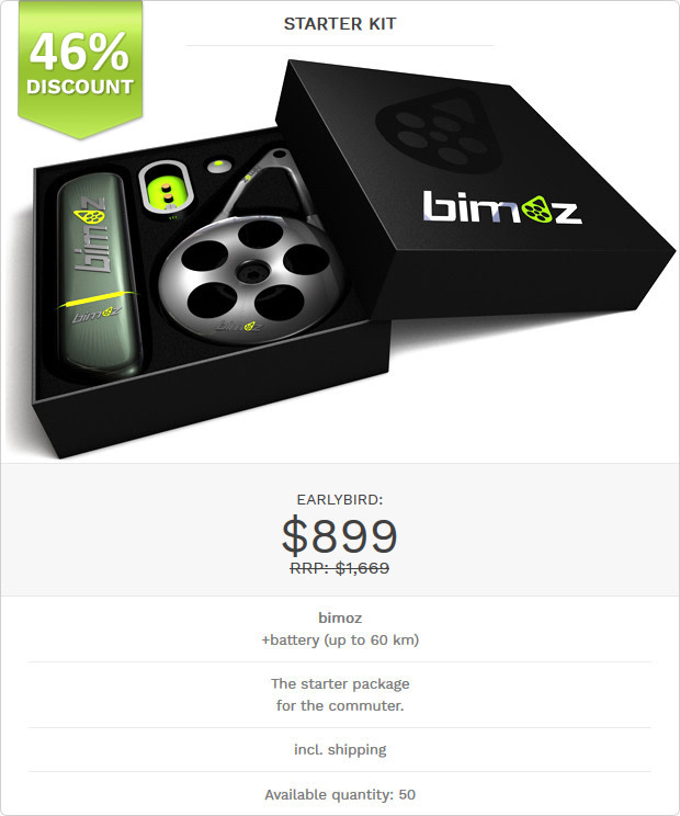 bimoz electric bike kit price