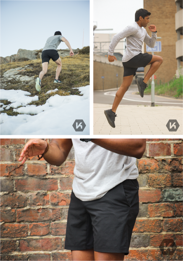 Kydra Flex Shorts - Invented for the Urban Athlete. Redesigning