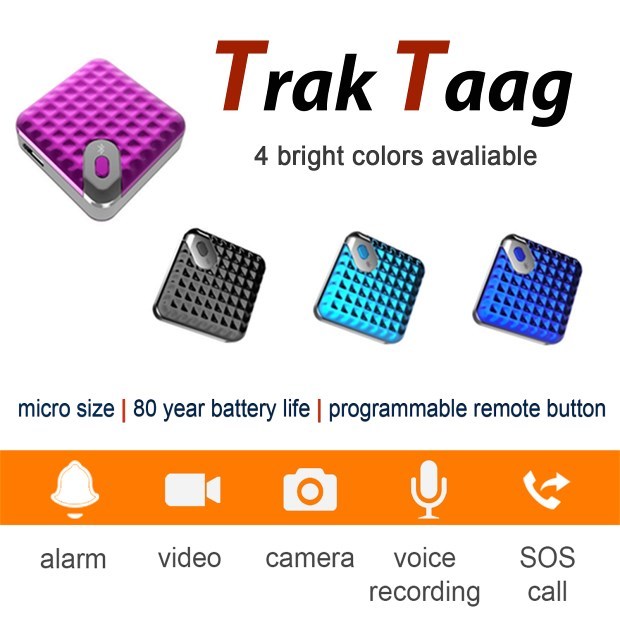 Trak Taag Tracker - 80 Year Battery & SOS Button