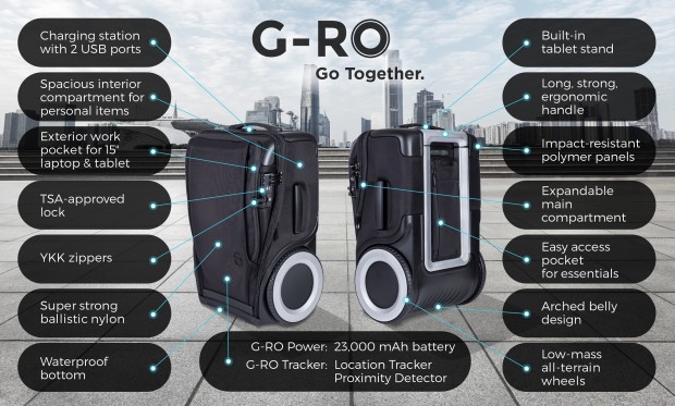 여행자들을 위한 혁신적인 가방! 'G-RO' -(주)위너스랩
