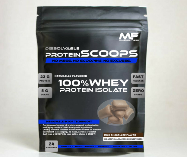 Dissolvable, PreMeasured PROTEIN SCOOPS The new way to take protein