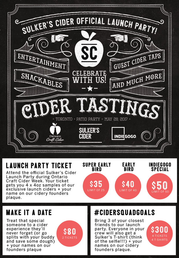 Sulker's Cider Rethink Hard Cider Bringing you super dry craft cider