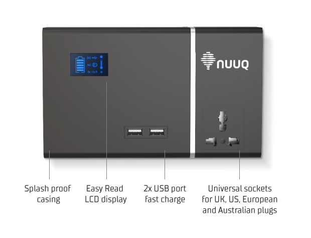 Conheça “PowerPlant” uma bateria que tem tomada padrão para alimentar notebooks e até Smart TVs