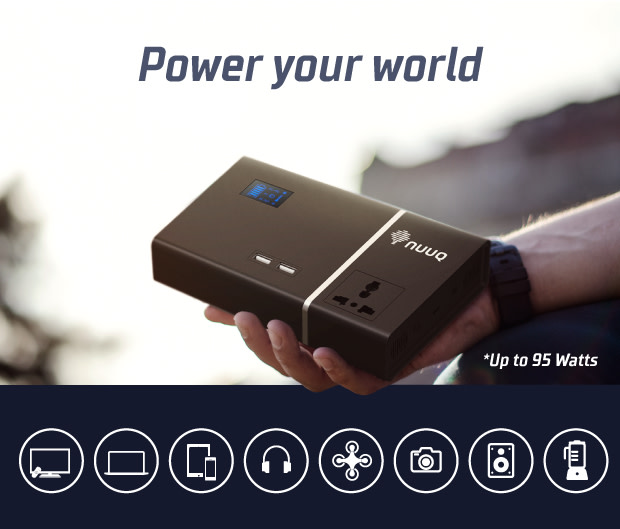 Conheça “PowerPlant” uma bateria que tem tomada padrão para alimentar notebooks e até Smart TVs