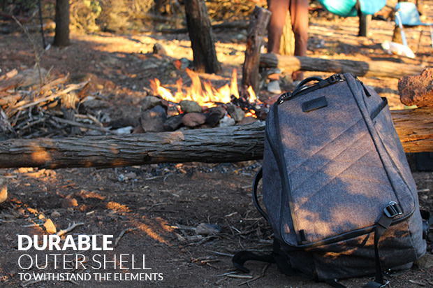 Paq bags have a durable outer shell to protect your gear from the elements