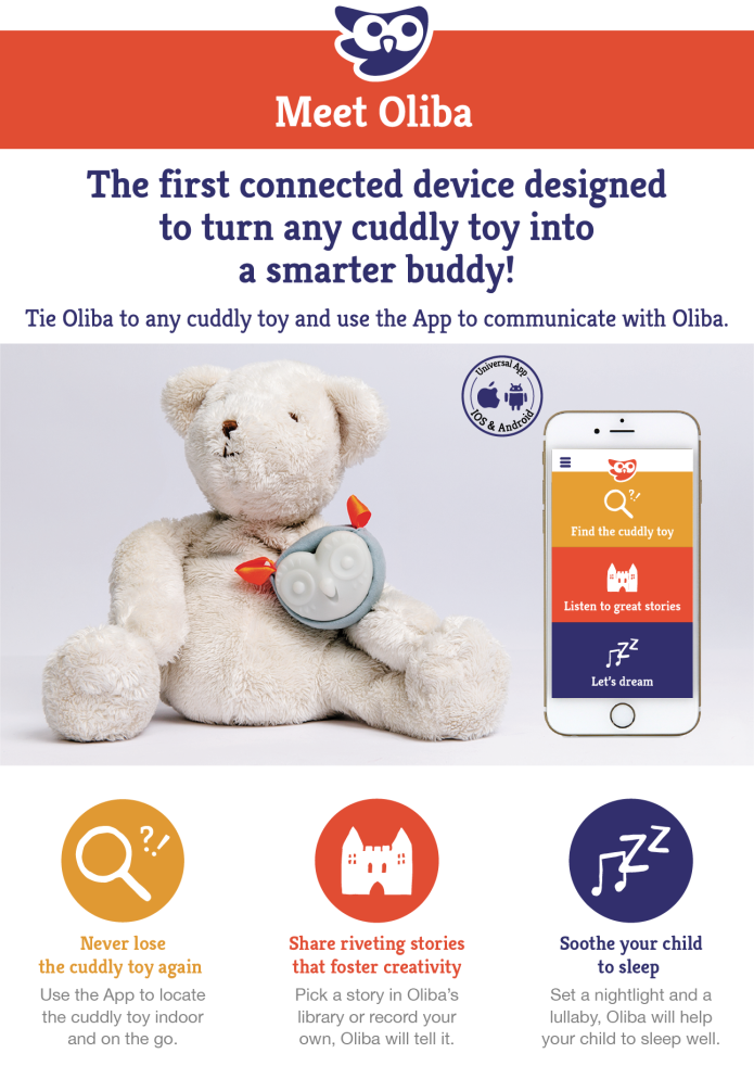 Oliba The Cuddly Toy Tracker Great Storyteller Indiegogo