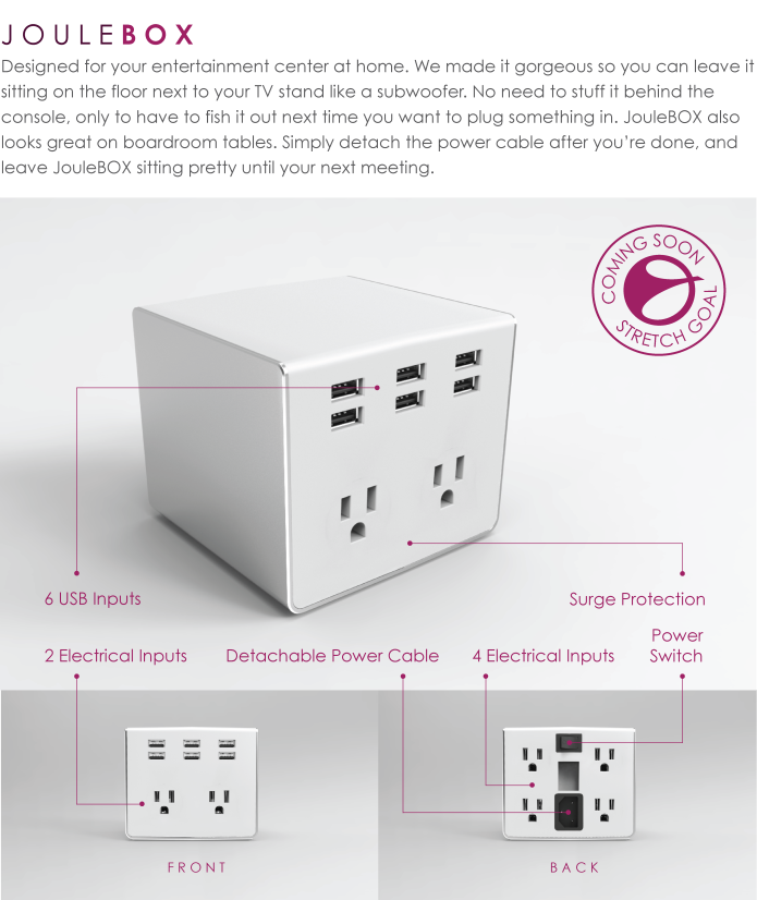 Joule Premium Design Power Strips. Indiegogo