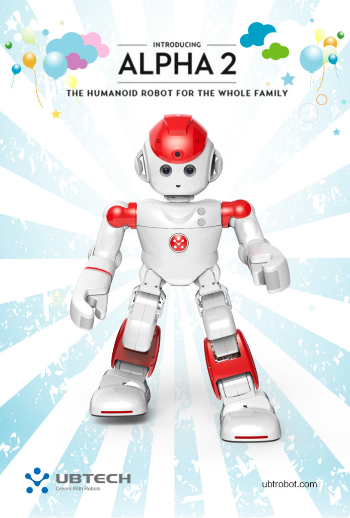 Alpha 2, the First Humanoid Robot for 