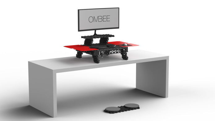 Ombee The Stand Up Desk That Turns Into A Case Indiegogo