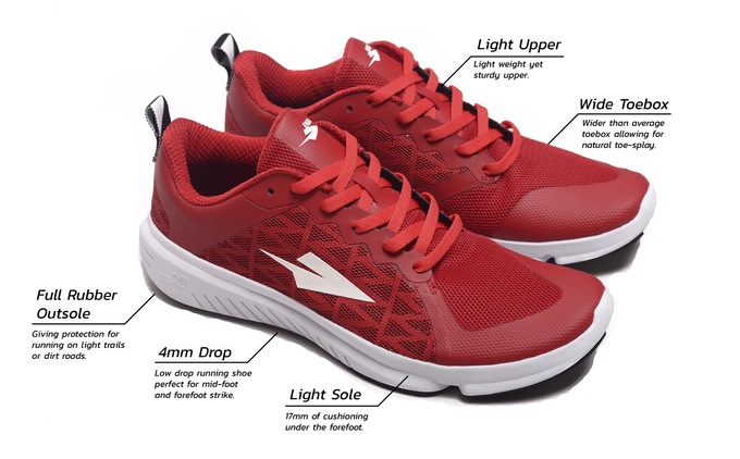Enda The First Kenyan Running Shoe Ingogo 4mm Drop The Difference Between Thickness Of Padding At Heel And Under Forefoot Can Make A Big On Way You Run