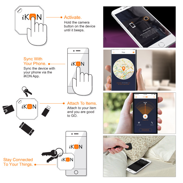 iKON- The Best Tracking Device with a SMART BUTTON | Indiegogo