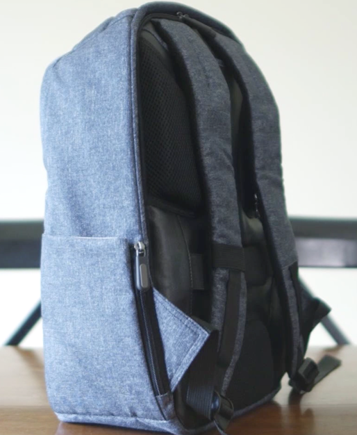 Secure hidden zipper,waterproof & Kevlar Backpack Indiegogo