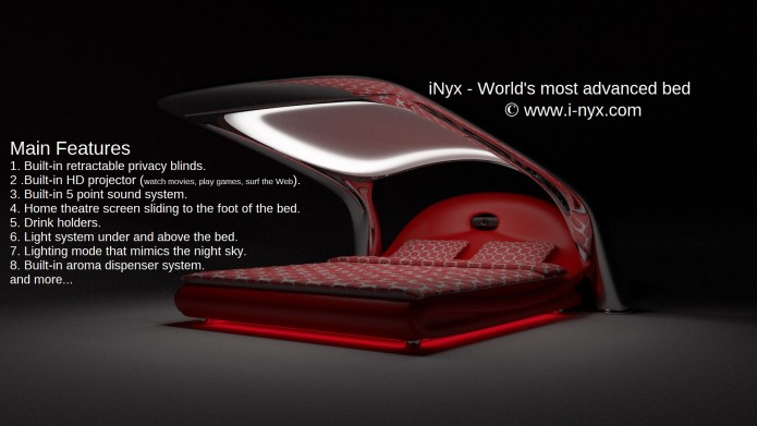 inyx - world's most advanced bed | indiegogo