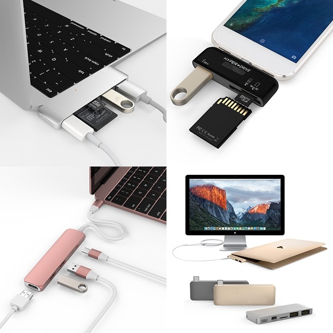 HyperDrive USB-C Hub MacBook Pro 15 - Adaptateur pour chargeur