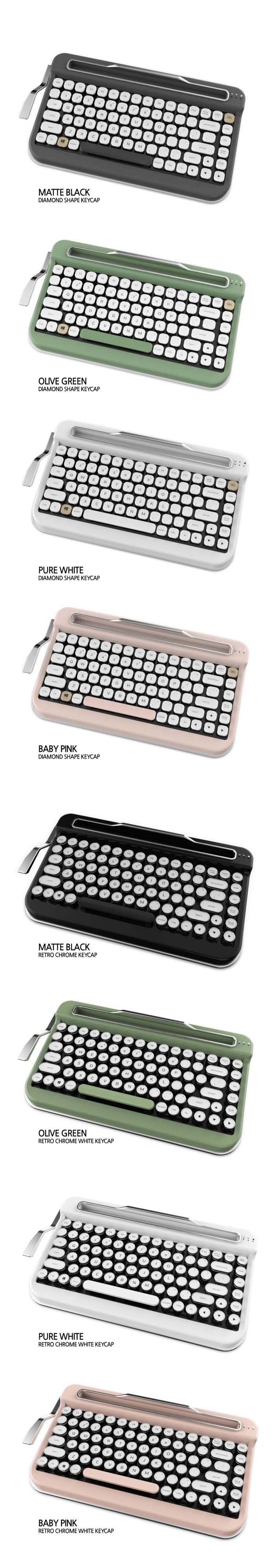 Penna - Typewriter style Retro Bluetooth Keyboard