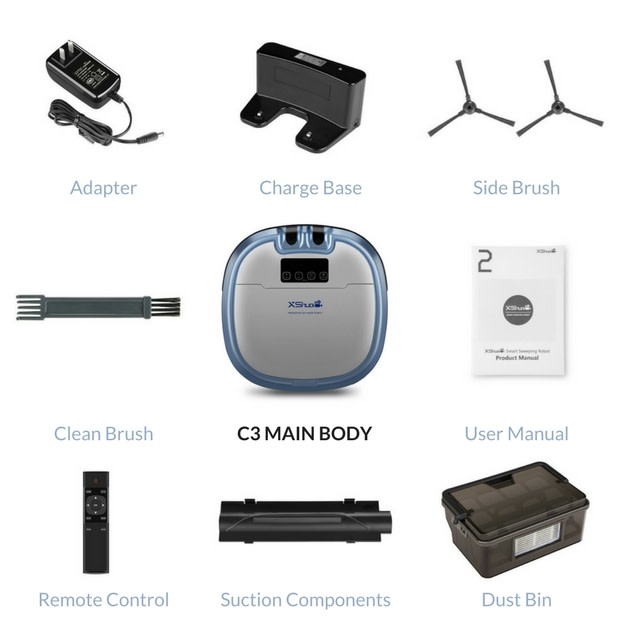 Haier XShuai C3 Smart Robot Vacuum Cleaner Indiegogo