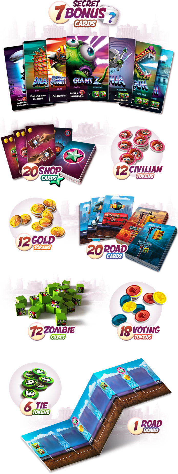 Zombie Tsunami, Board Game