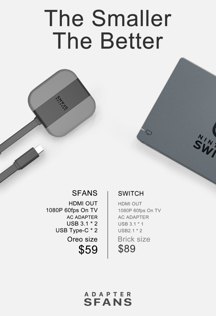 switch adapter for tv