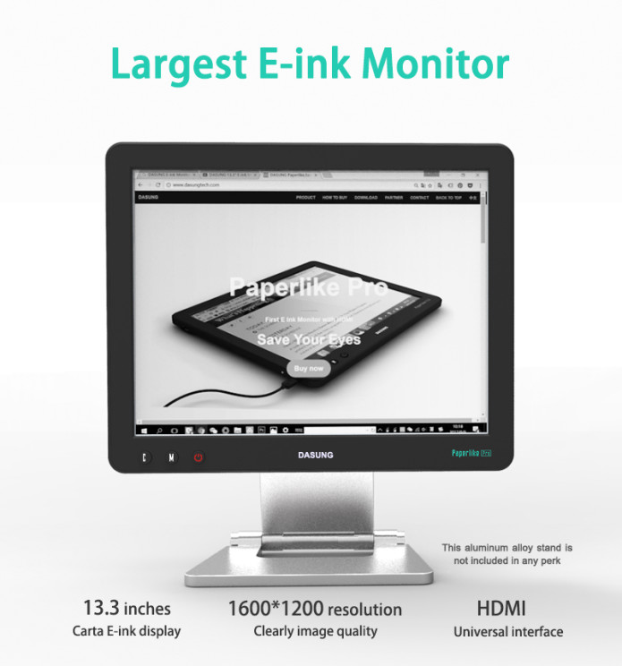 E-ink Monitor with HDMI-Paperlike Pro | Indiegogo