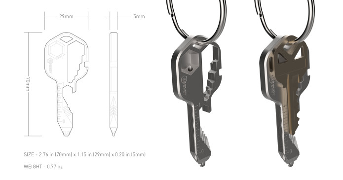 Geekey Gkey Stainless Steel Multi-tool (24 in 1 multi-function) KEY FUNCTION  NEW