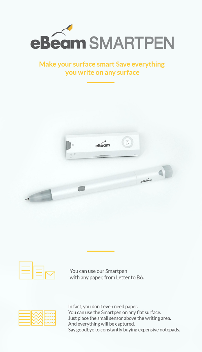 eBeam Smartpen The Last Pen You'll Ever Need | Indiegogo