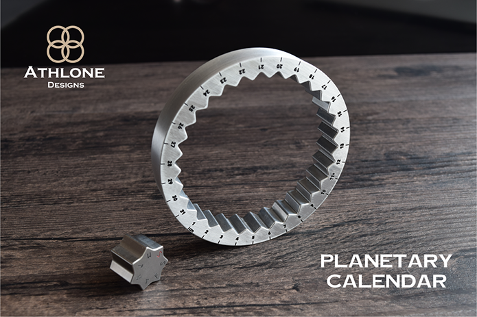 Titanium Perpetual Ring Calendar Indiegogo