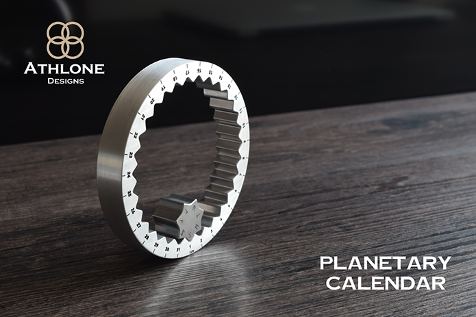 Titanium Perpetual Ring Calendar Indiegogo