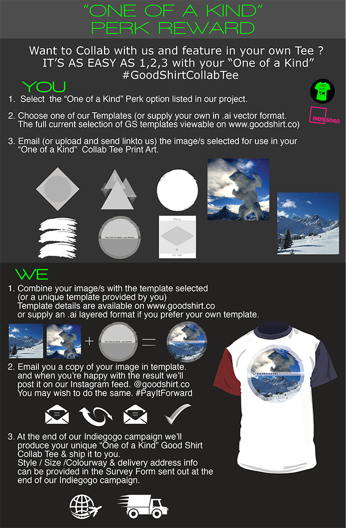 Good Shirt Collab Tees Accessories On Backerclub Got Some Sweeeet Images Of Your Own You D Like To See On A Collab Tee Pre Order The One Kind Perk And We Ll Work With Create Print