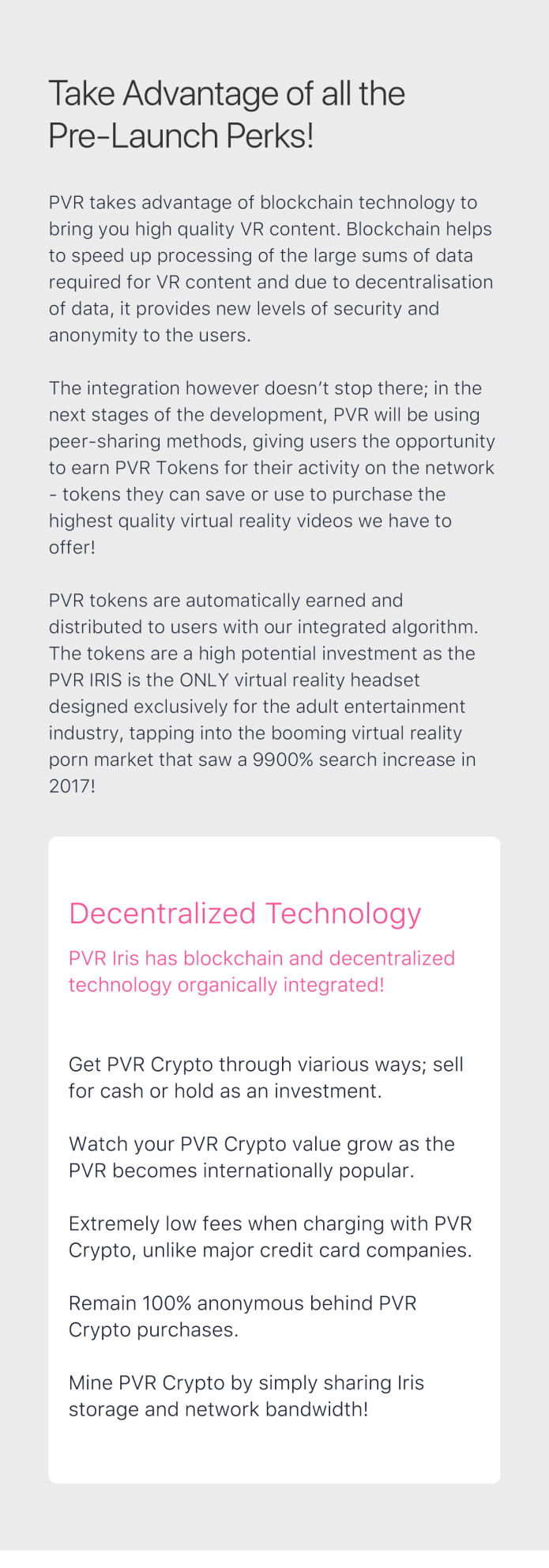 pvr iris standalone virtual reality headset