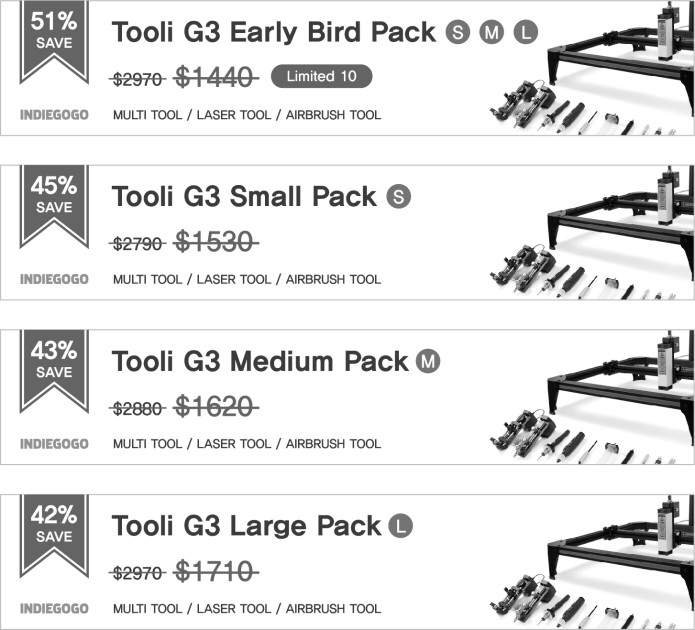 TooliG3- Robotic tools for artist and makers | Indiegogo