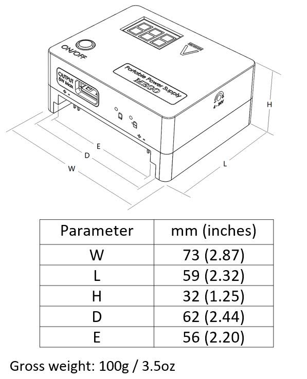 MEGO 4V24V Portable Power Supply for Makers Indiegogo