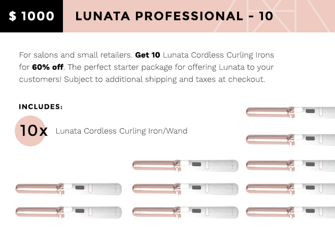 The Lunata Cordless, Convertible Curling Iron | Indiegogo