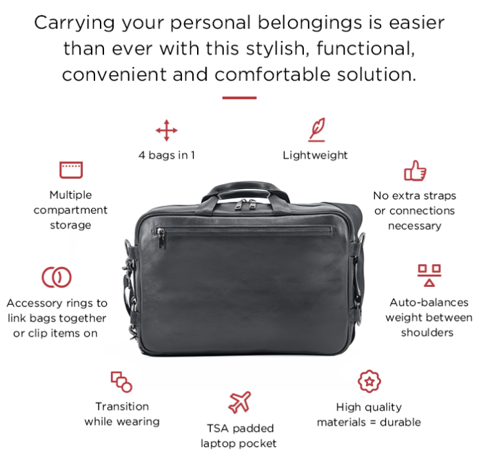 Meridian Convertible Backpack to Messenger Bag Indiegogo