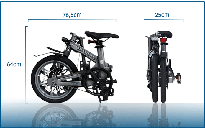 the one electric folding bike