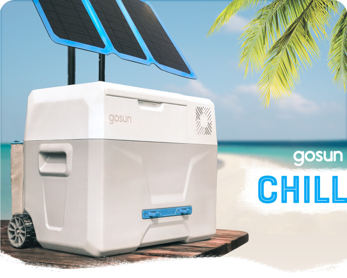 solar powered drink cooler