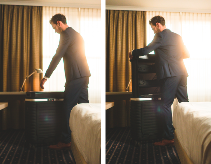 The First Suitcase that turns into a mobile closet Indiegogo