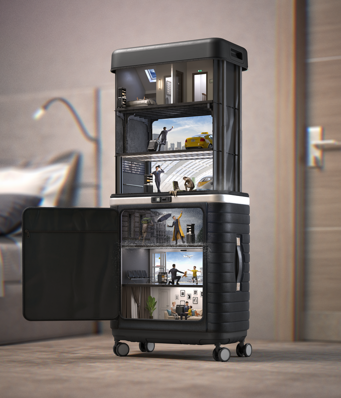 The First Suitcase that turns into a mobile closet Indiegogo