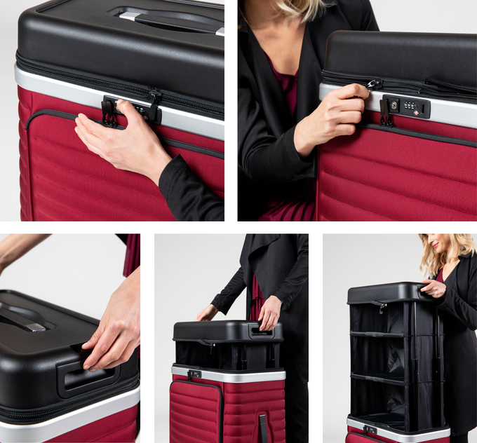 The First Suitcase that turns into a mobile closet Indiegogo