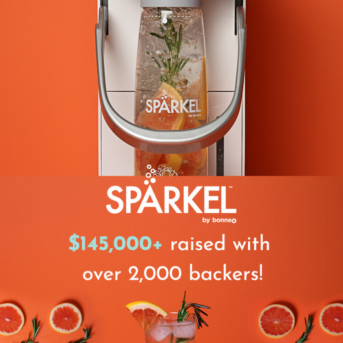 Sparkel raised $145,000 your help and the help of 2,000+ other backers