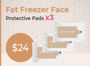 Fat Freezer Face Glycerin Sheets/Protective Pads 3 Pack - $24