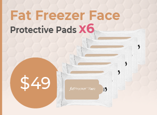 Fat Freezer Face Glycerin Sheets/Protective Pads 6 Pack - $49