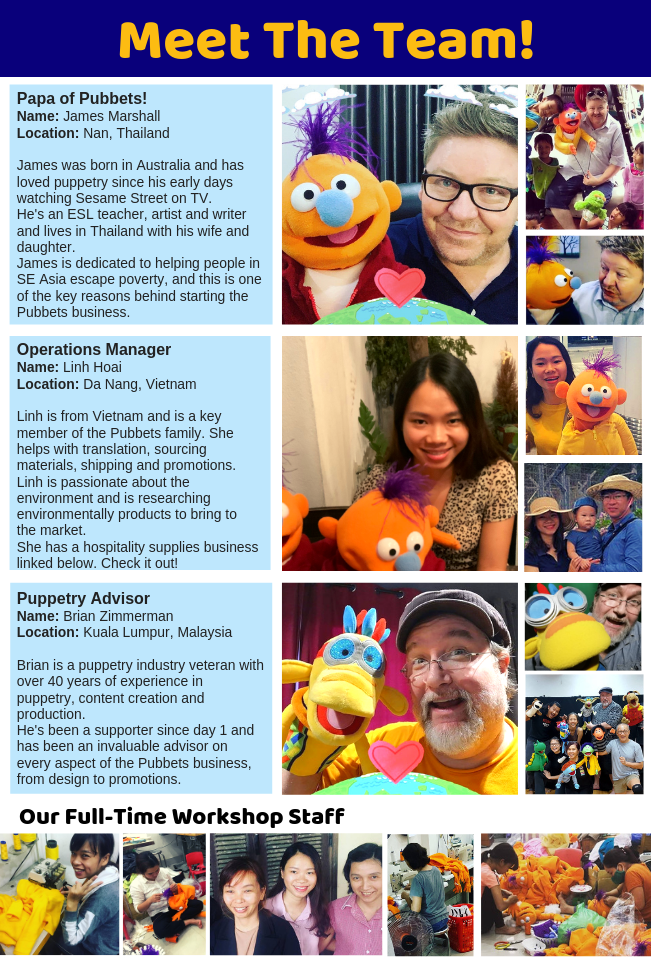 Pubbets: Professional-Style Puppets with a Heart! | Indiegogo