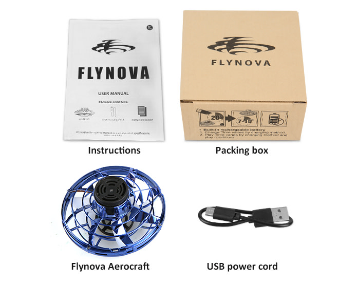 FlyNova flying spinner can perfrom incredible aerobatic tricks