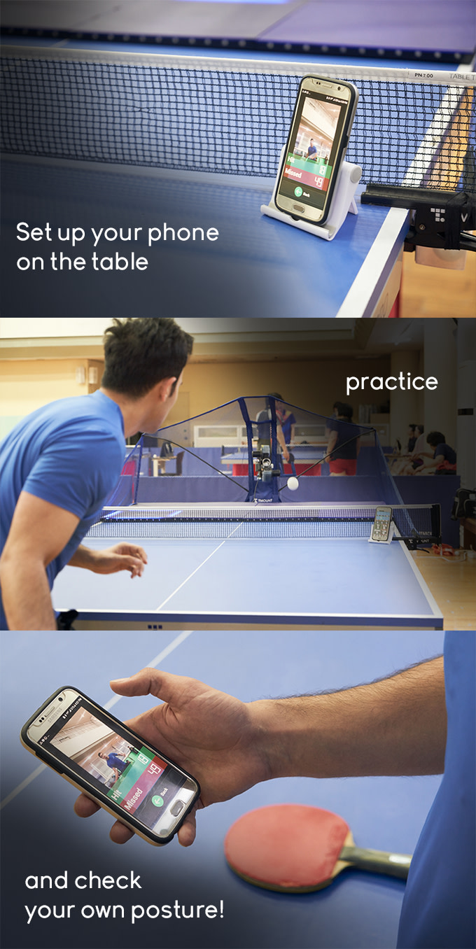 Fastpong Interactive Table Tennis Training Device Indiegogo