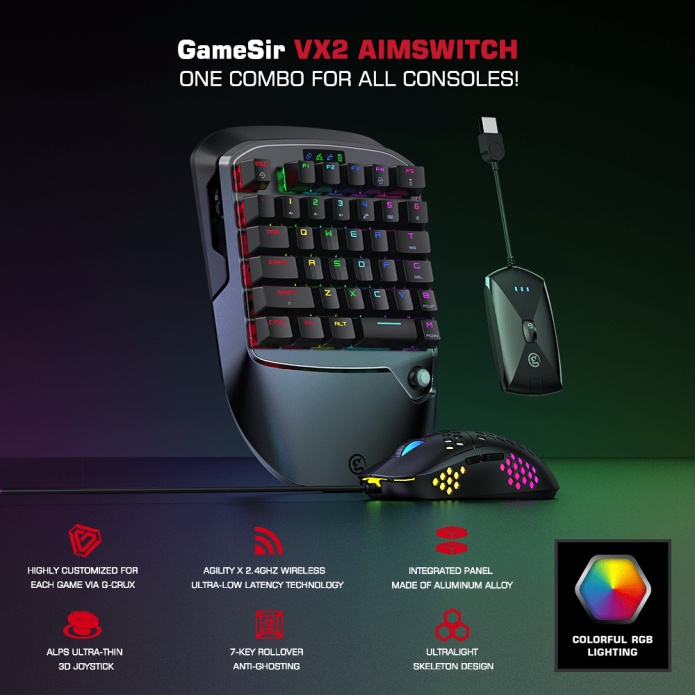 Vx2 Aimswitch コンソールゲームに最適なゲーミングキーパッド エイムスイッチ ガジェットの購入なら海外通販のrakunew ラクニュー