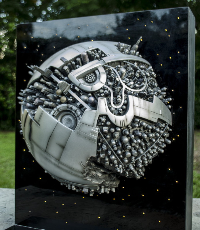 Hot Steel sculpture Indiegogo