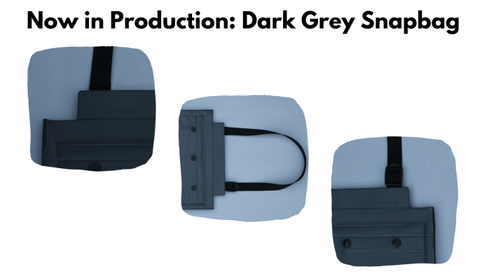 Snapbag Car Waste Bin - Dark Grey